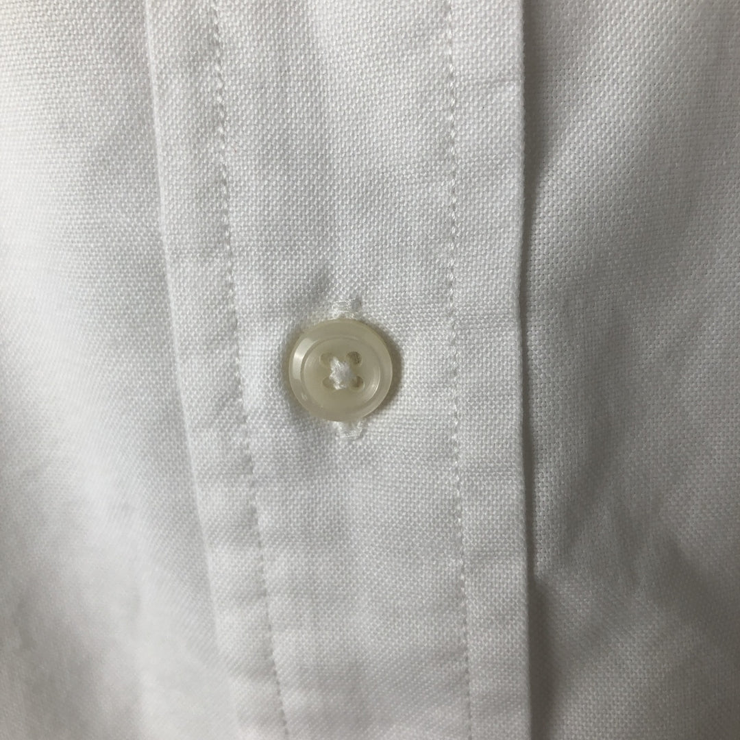 Ralph Lauren YARMOUTH long sleeve button down shirt, men's XL size cotton white type Vintage Second Hand