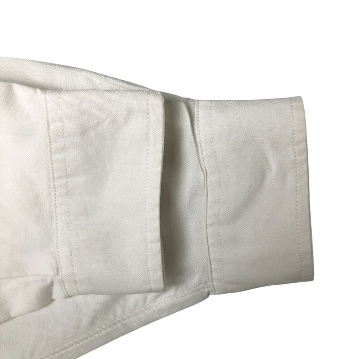 Ralph Lauren YARMOUTH long sleeve button down shirt, men's XL size cotton white type Vintage Second Hand