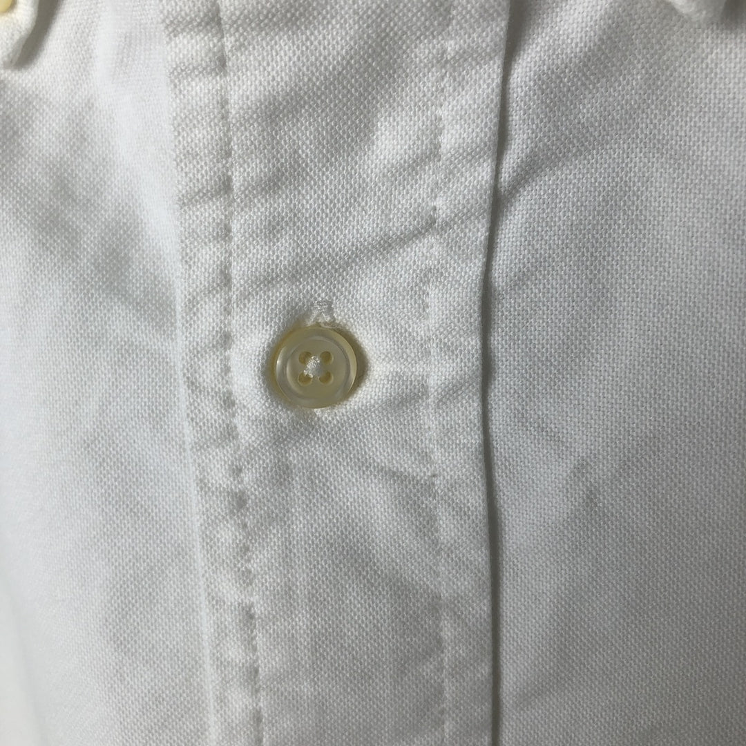 Ralph Lauren Classic Fit Long Sleeve Button Down Shirt, Men's Size L cotton white type Vintage Second Hand