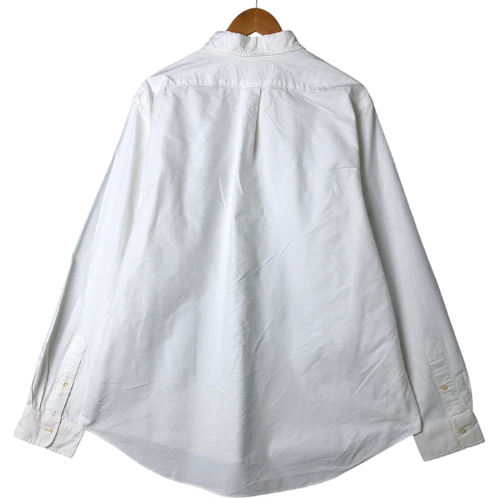 Ralph Lauren CUSTOM FIT long sleeve button down shirt, men's XL size cotton white type Vintage Second Hand