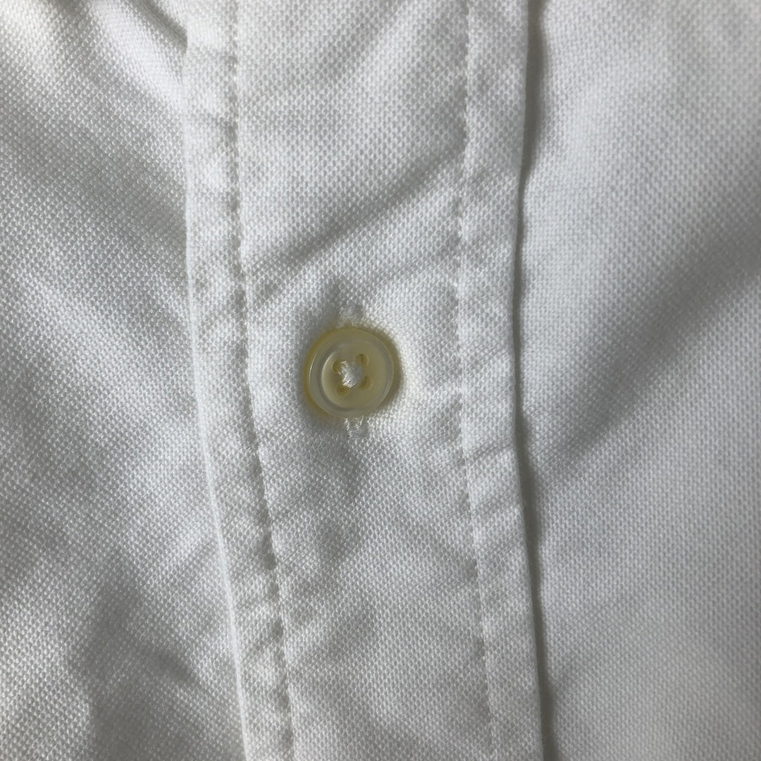 Ralph Lauren Classic Fit Long Sleeve Button Down Shirt, Men's Size L cotton white type Vintage Second Hand