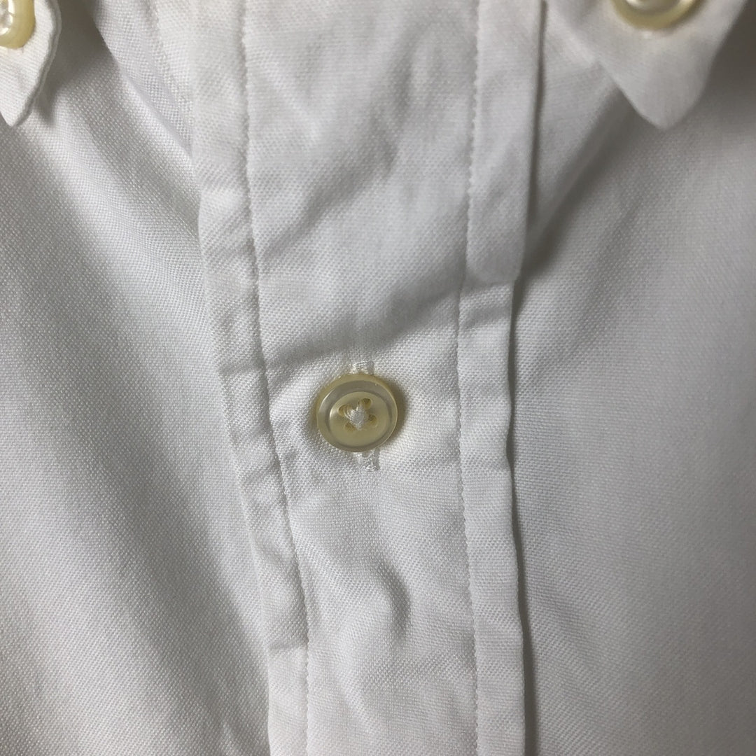 Ralph Lauren Classic Fit Long Sleeve Button Down Shirt, Men's Size L cotton white type Vintage Second Hand