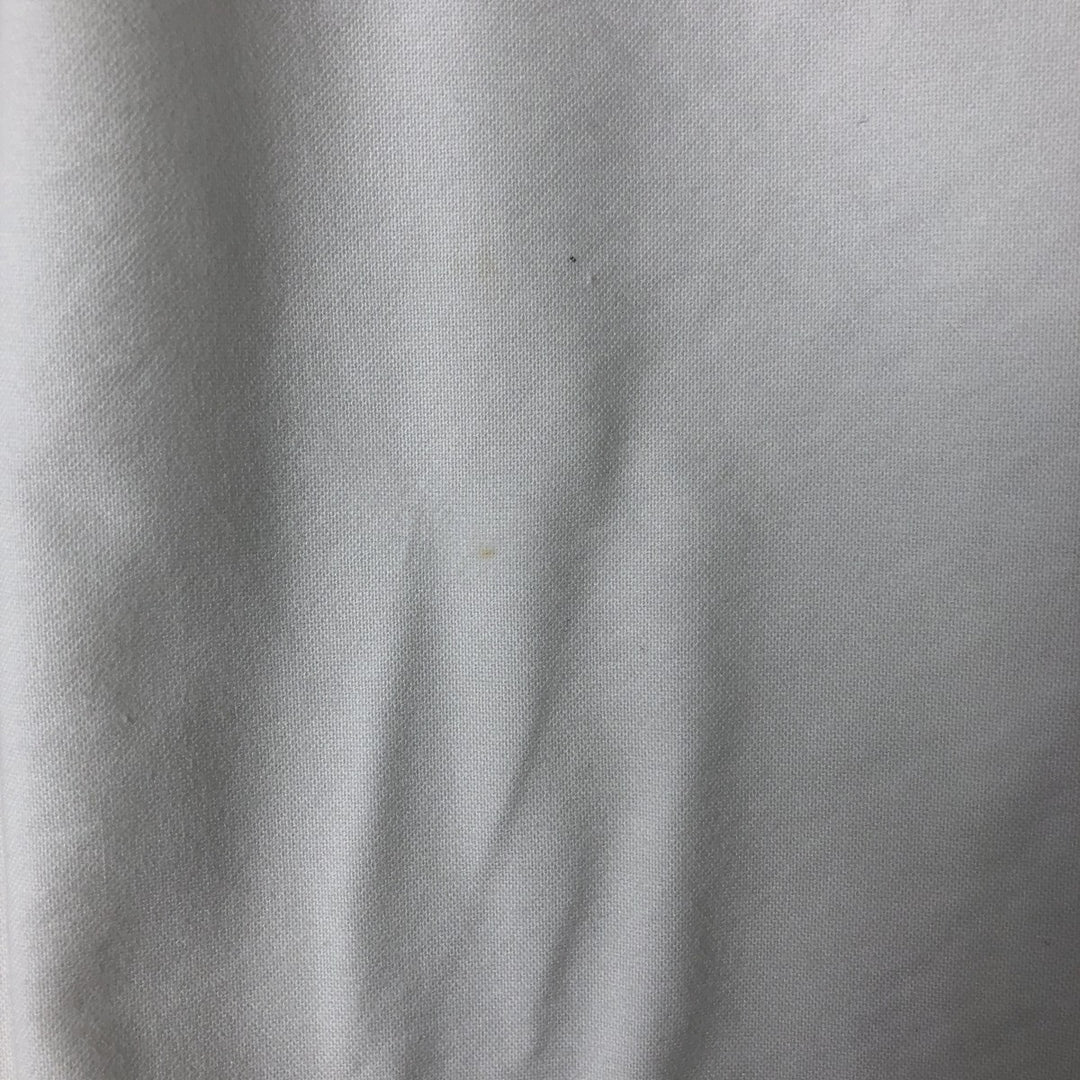 Ralph Lauren YARMOUTH long sleeve button down shirt, men's size L cotton white type Vintage Second Hand
