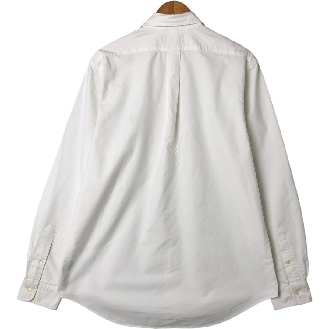 Ralph Lauren POLO by Ralph Lauren long sleeve button down shirt, men's size L cotton white type Vintage Second Hand