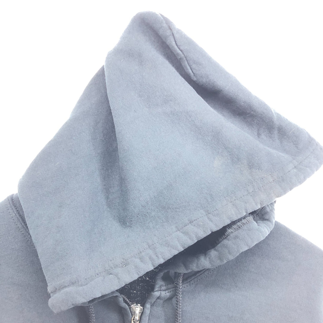 Harley-Davidson cow print full zip sweatshirt, men's M size cotton black type Vintage Second Hand