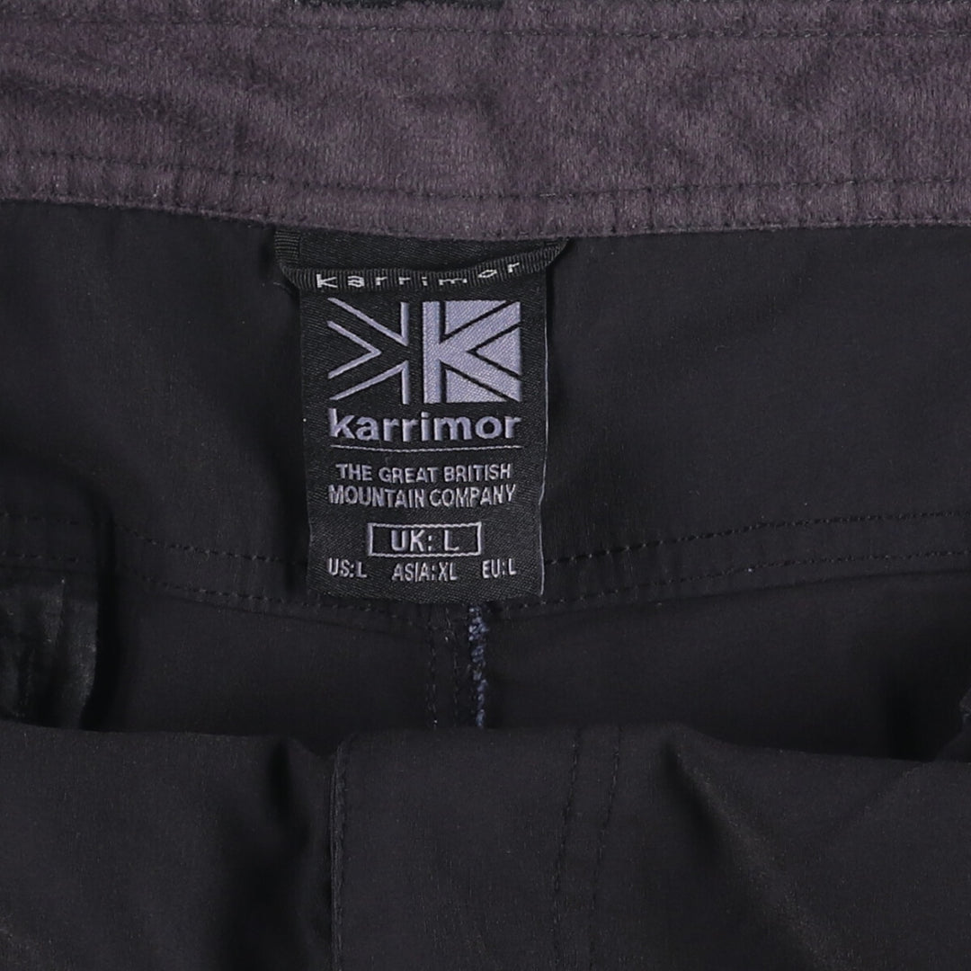 Karrimor shorts, men's size L unclear black type Vintage Second Hand