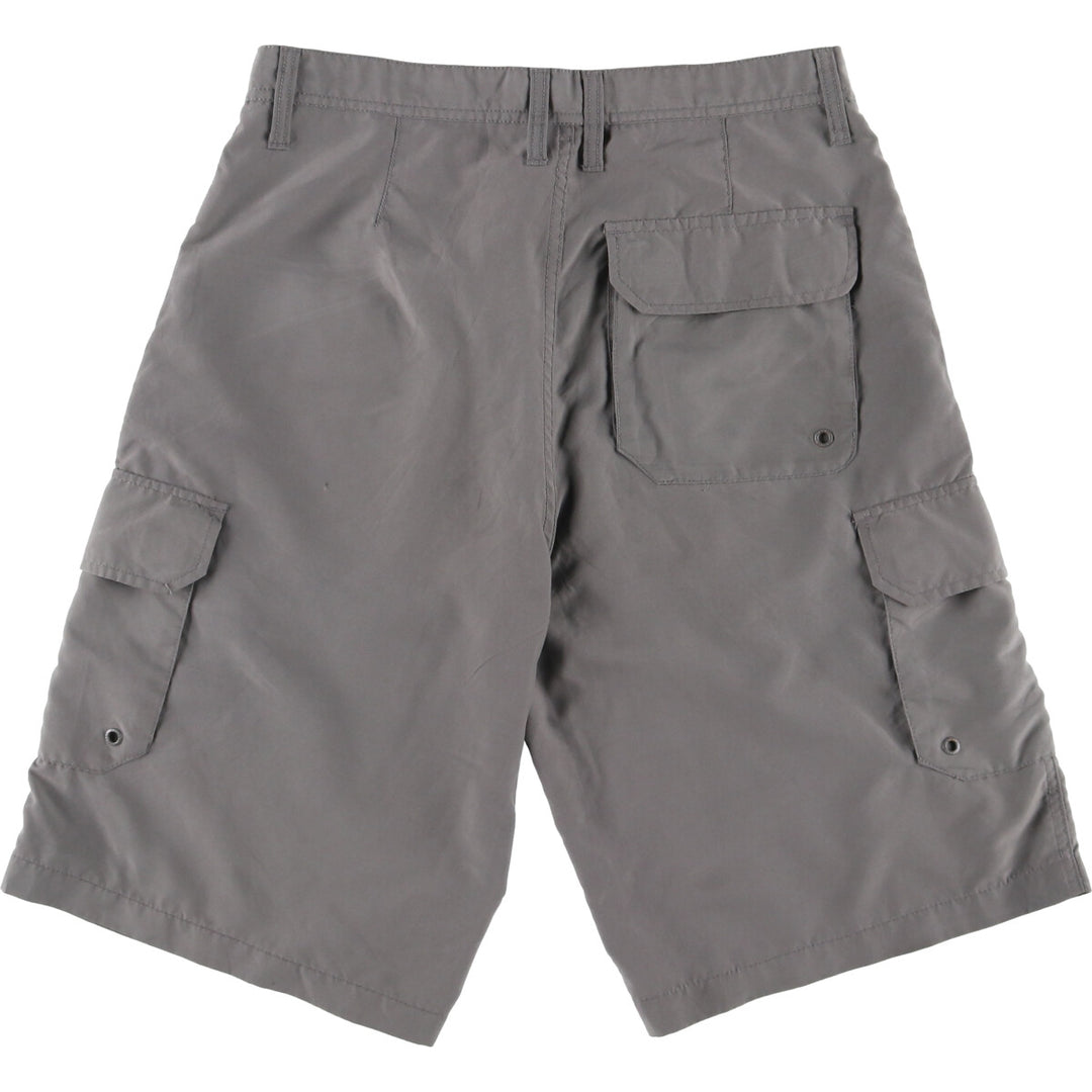 Oakley cargo shorts, half pants, men's, w33 equivalent polyester gray type Vintage Second Hand