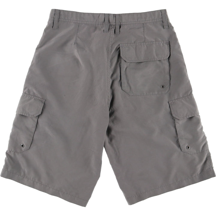 Oakley cargo shorts, half pants, men's, w33 equivalent polyester gray type Vintage Second Hand
