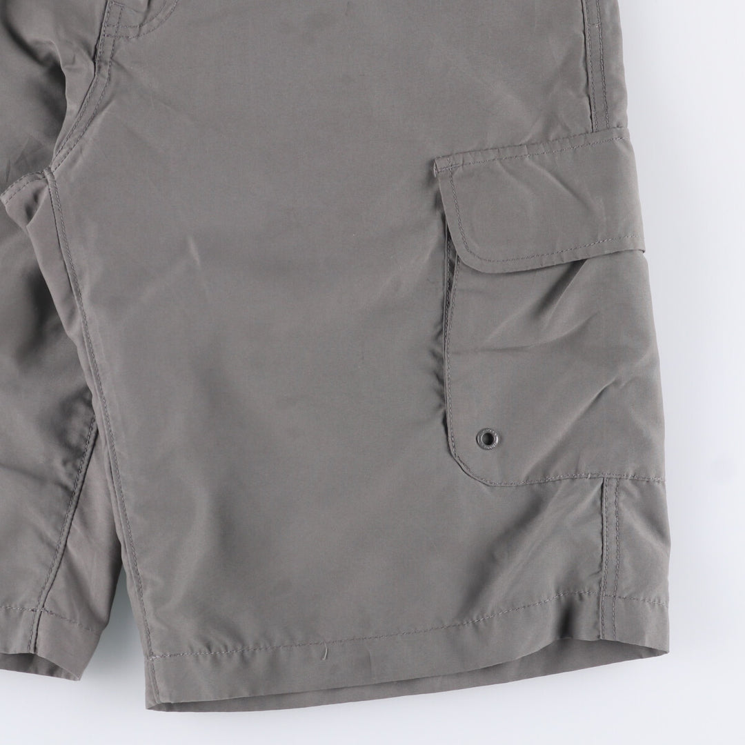 Oakley cargo shorts, half pants, men's, w33 equivalent polyester gray type Vintage Second Hand