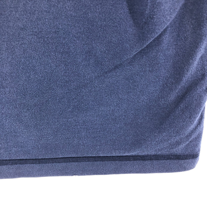 NAUTICA JEANS COMPANY Long T-shirt, Men's M size cotton navy blue type Vintage Second Hand
