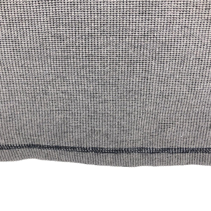 ALEXANDER JULIAN Henley neck thermal long sleeve T-shirt waffle women's XL equivalent cotton gray type Vintage Second Hand