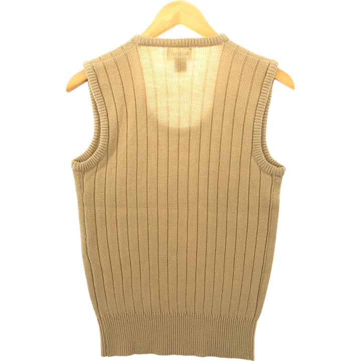 KENTFIELD Ribbed Acrylic Knit Vest, Women's Size S acrylic Beige type Vintage Second Hand