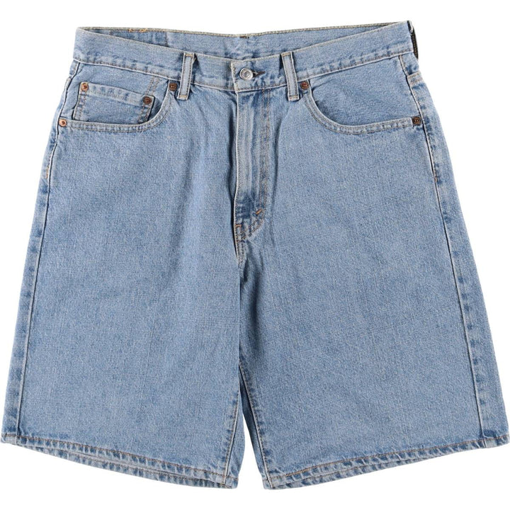 Levi's 550 denim shorts, half pants, men's size w34 cotton blue type Vintage Second Hand