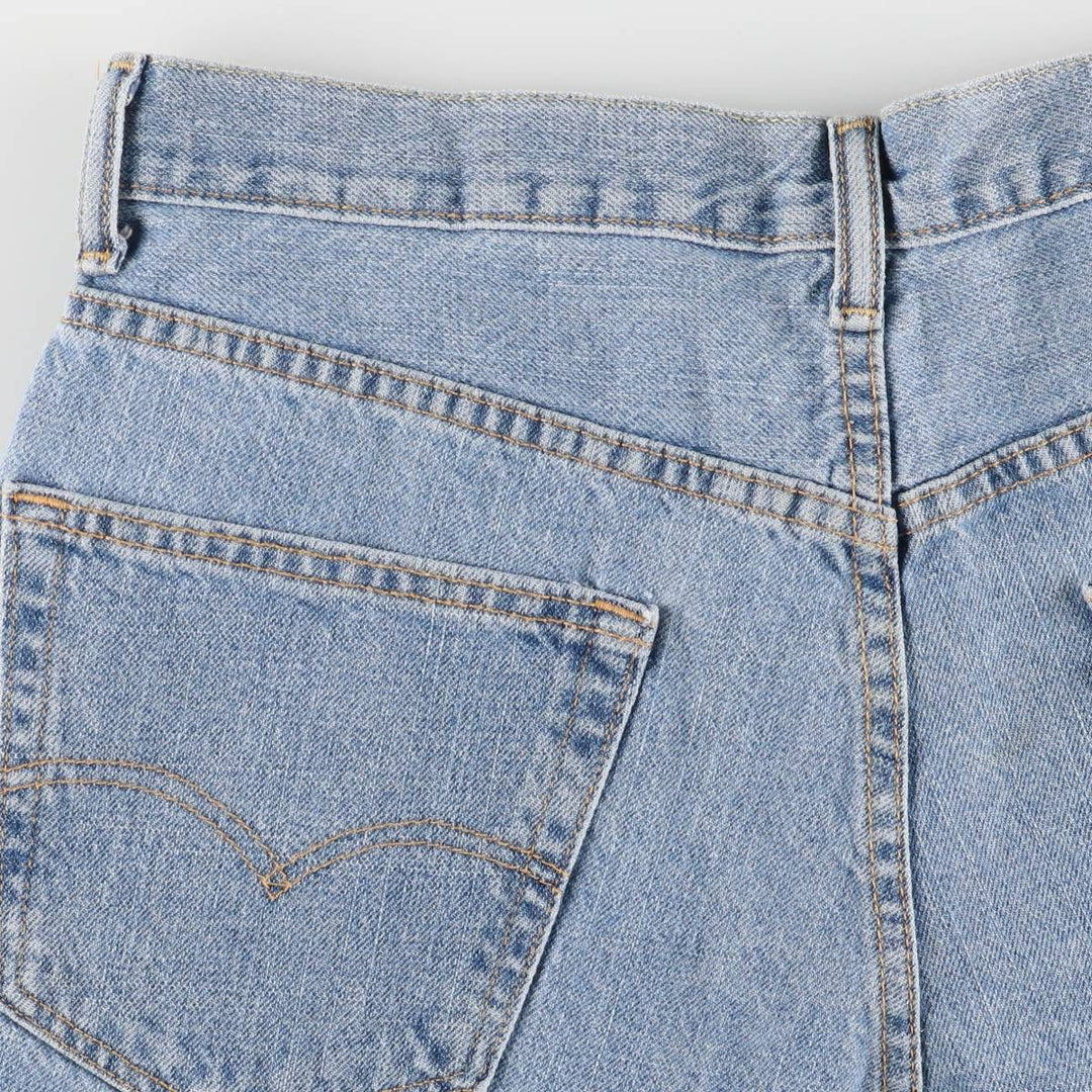 Levi's 550 denim shorts, half pants, men's size w34 cotton blue type Vintage Second Hand