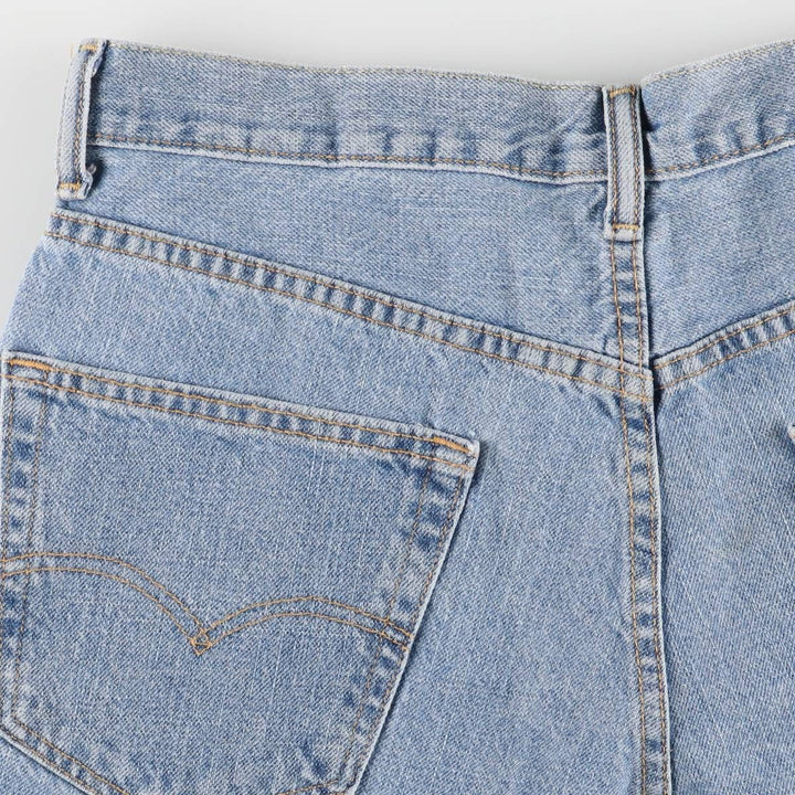 Levi's 550 denim shorts, half pants, men's size w34 cotton blue type Vintage Second Hand