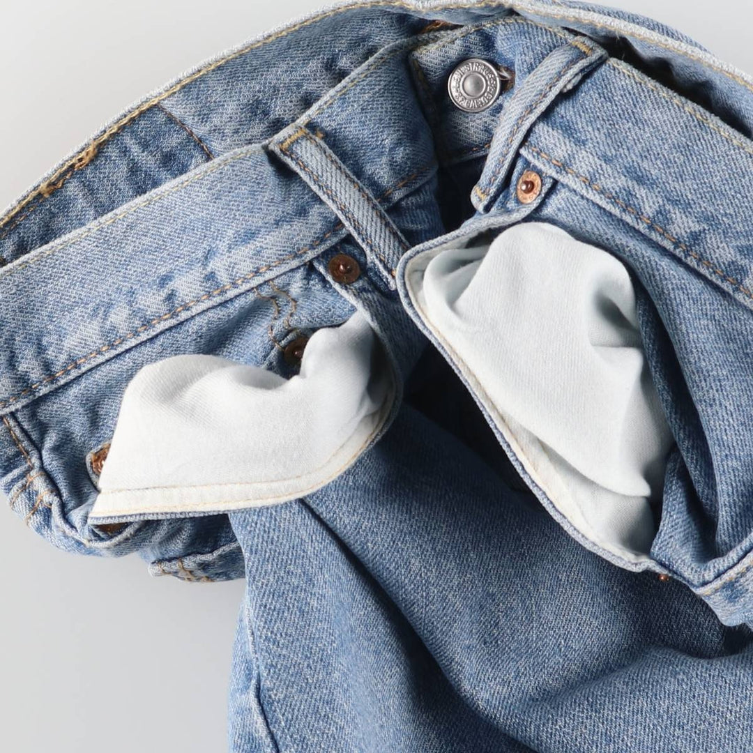 Levi's 550 denim shorts, half pants, men's size w34 cotton blue type Vintage Second Hand