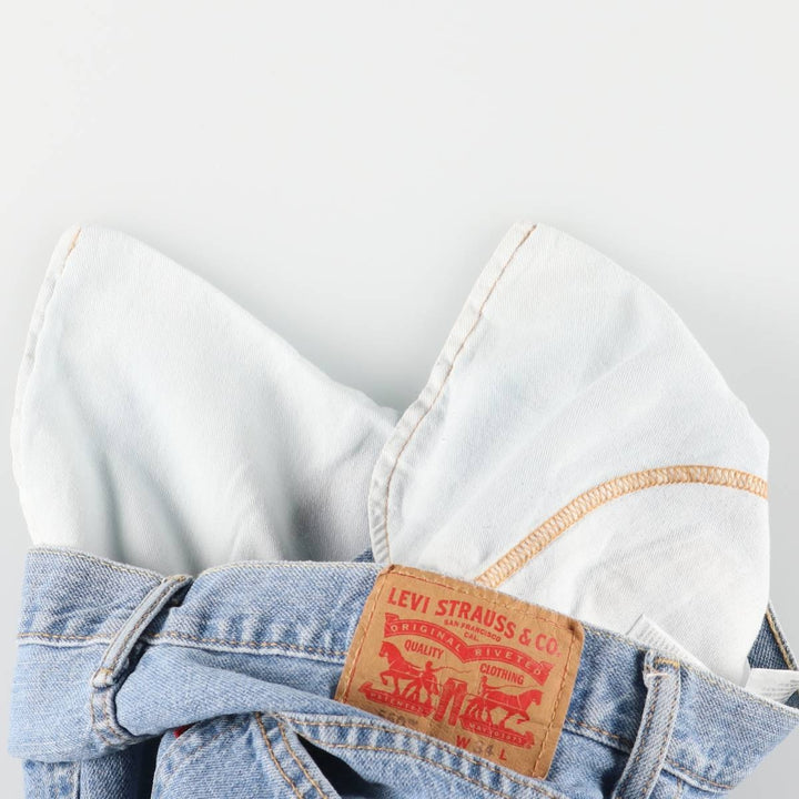 Levi's 550 denim shorts, half pants, men's size w34 cotton blue type Vintage Second Hand