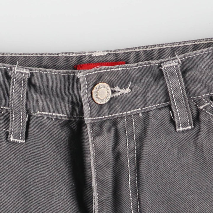Dickies Painter Pants Women's L (w29) cotton gray type Vintage Second Hand