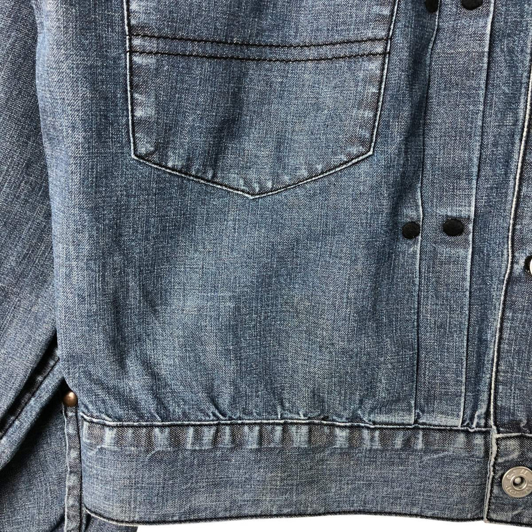G-STAR JEANS Denim jacket for women, size L unclear navy blue type Vintage Second Hand