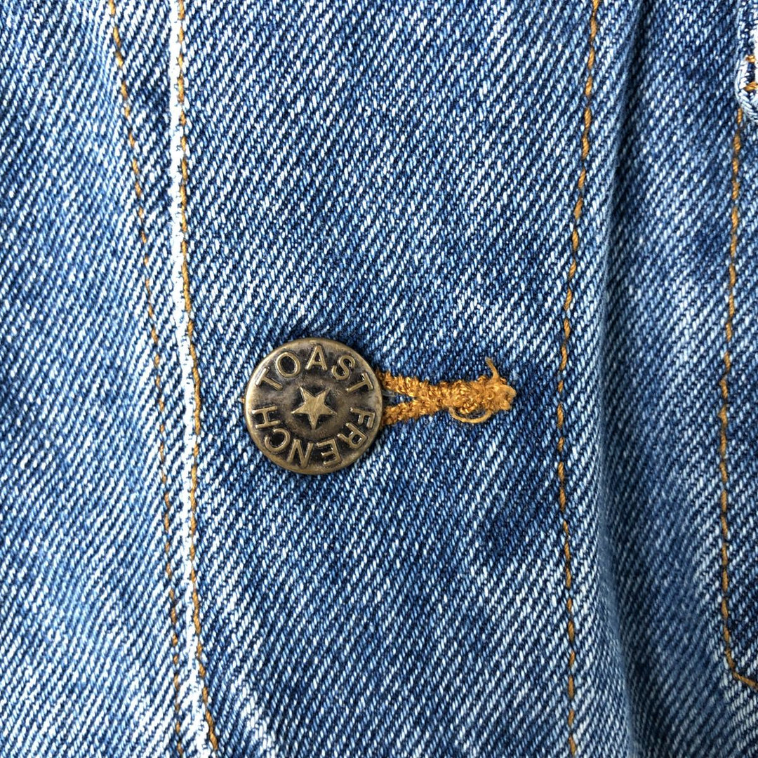 GULL COTTAGE BETTY BOOP denim jacket for women (size L) unclear Blue type light blue Vintage Second Hand