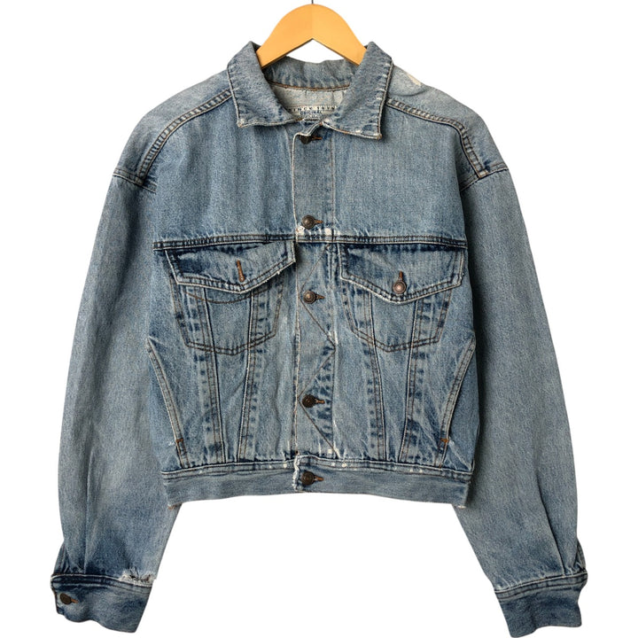 80's JORDACHE AC cotton Blue type light blue Vintage Second Hand