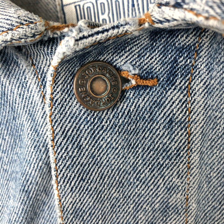 80's JORDACHE AC cotton Blue type light blue Vintage Second Hand