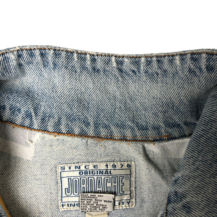 80's JORDACHE AC cotton Blue type light blue Vintage Second Hand