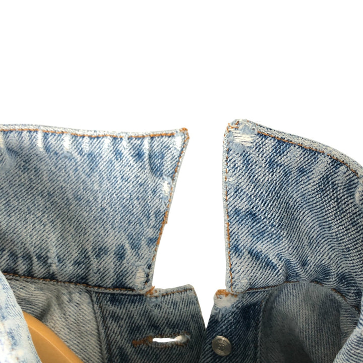 80's JORDACHE AC cotton Blue type light blue Vintage Second Hand