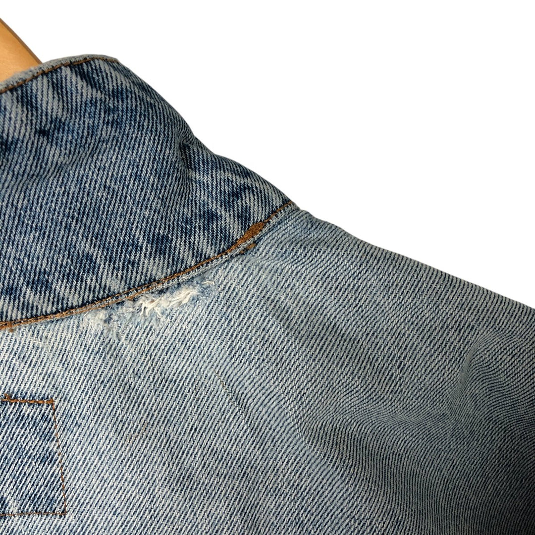 80's JORDACHE AC cotton Blue type light blue Vintage Second Hand