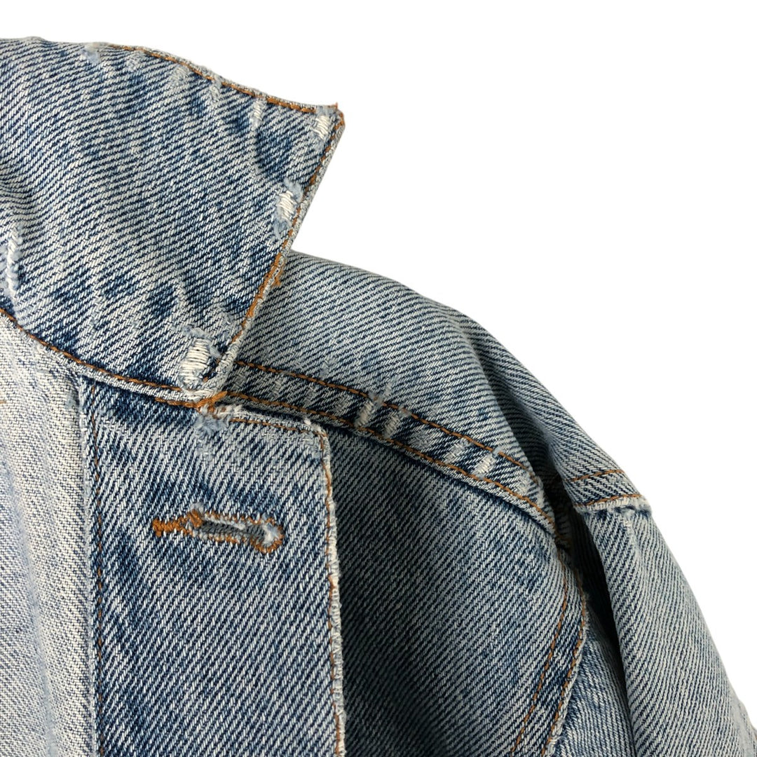 80's JORDACHE AC cotton Blue type light blue Vintage Second Hand