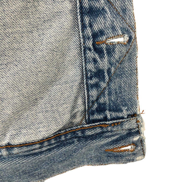 80's JORDACHE AC cotton Blue type light blue Vintage Second Hand