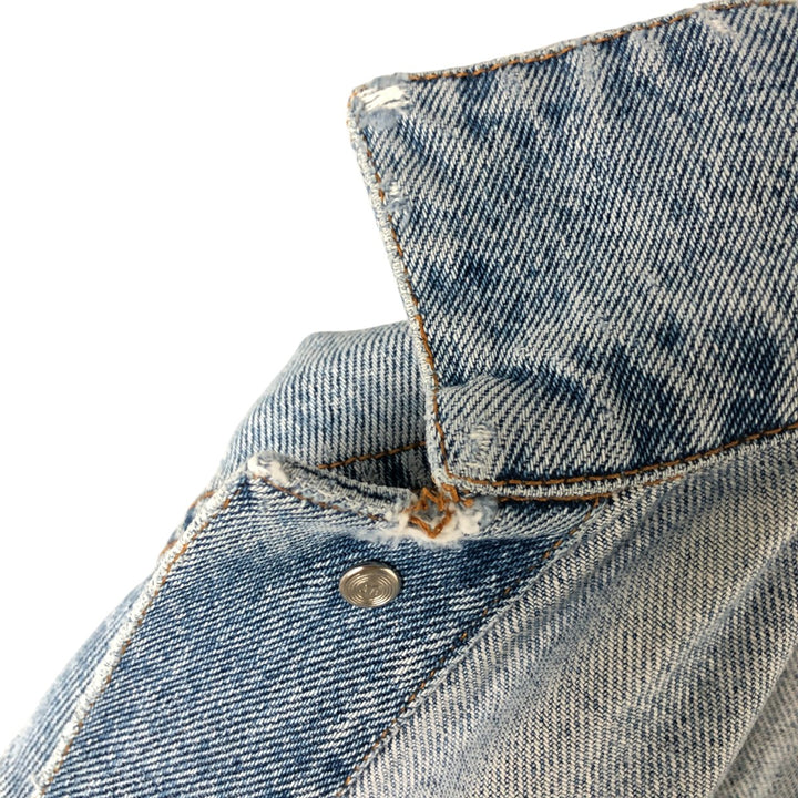 80's JORDACHE AC cotton Blue type light blue Vintage Second Hand