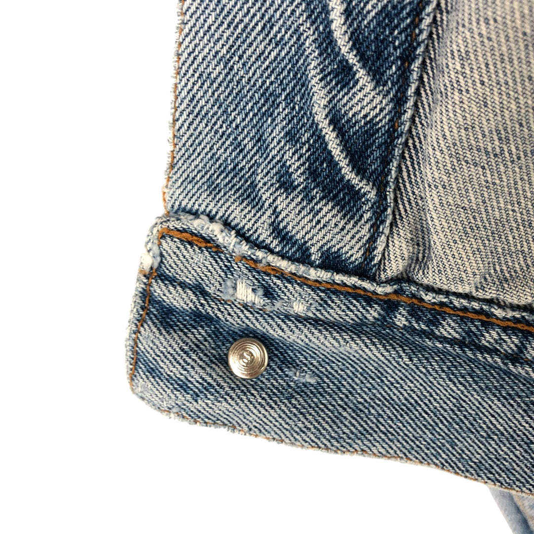 80's JORDACHE AC cotton Blue type light blue Vintage Second Hand