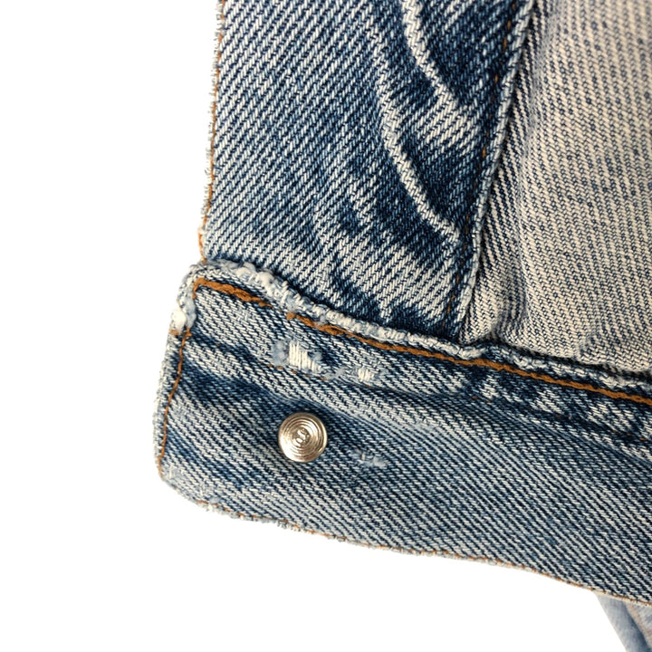 80's JORDACHE AC cotton Blue type light blue Vintage Second Hand