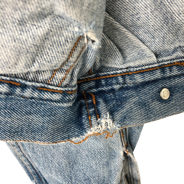 80's JORDACHE AC cotton Blue type light blue Vintage Second Hand