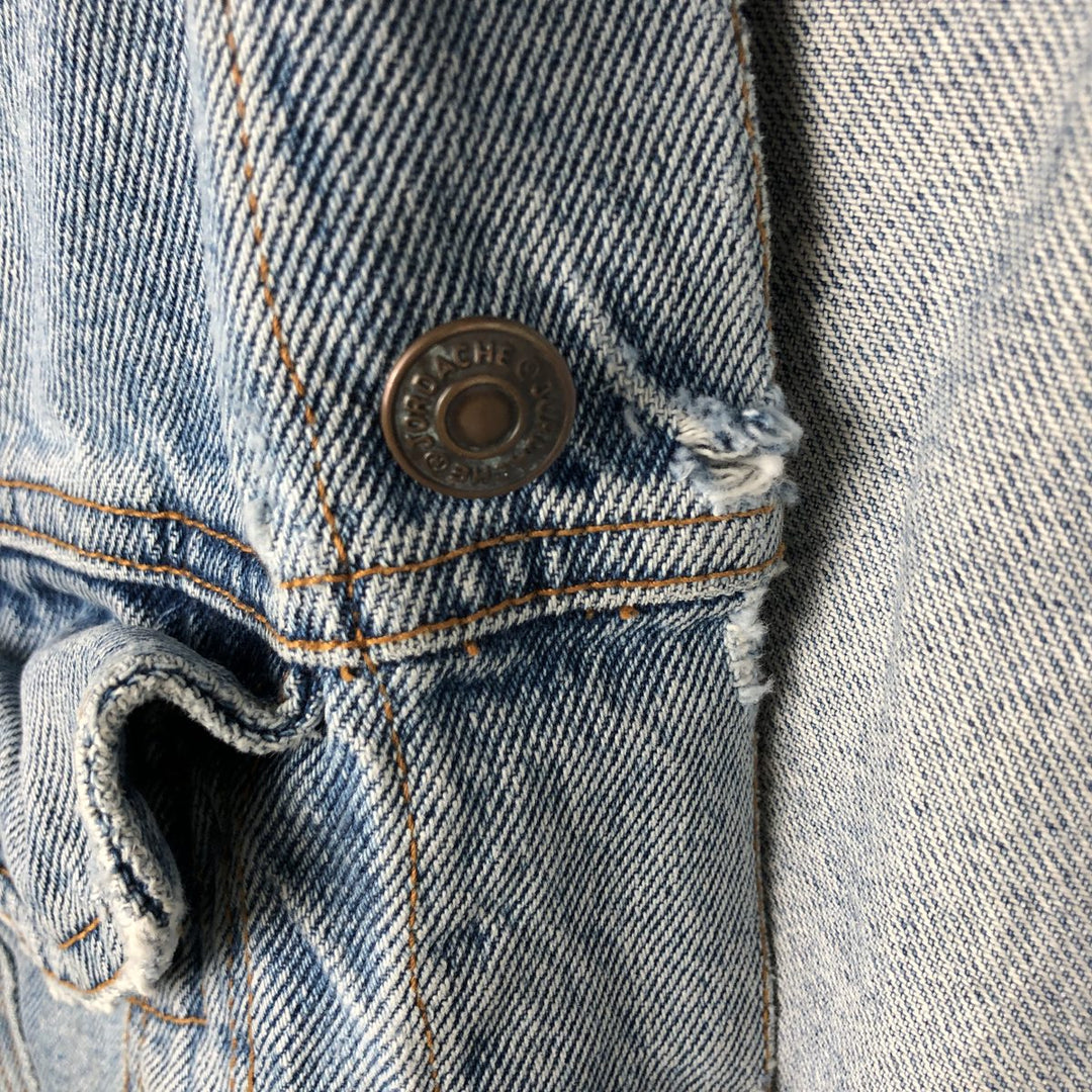 80's JORDACHE AC cotton Blue type light blue Vintage Second Hand