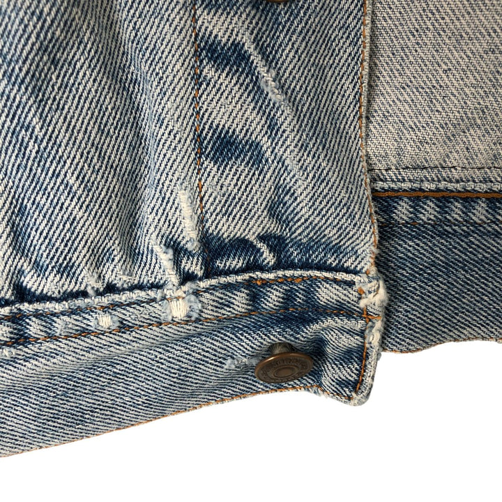 80's JORDACHE AC cotton Blue type light blue Vintage Second Hand