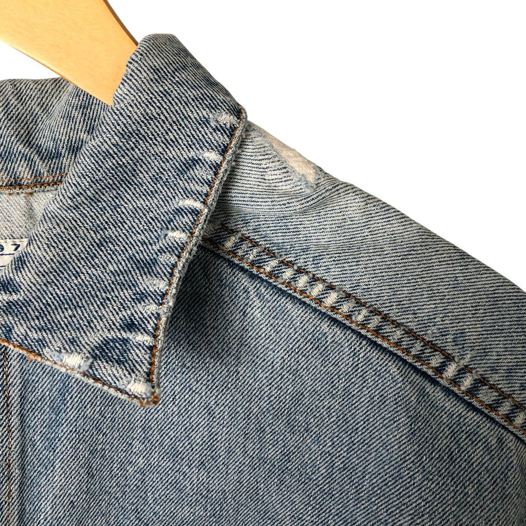 80's JORDACHE AC cotton Blue type light blue Vintage Second Hand