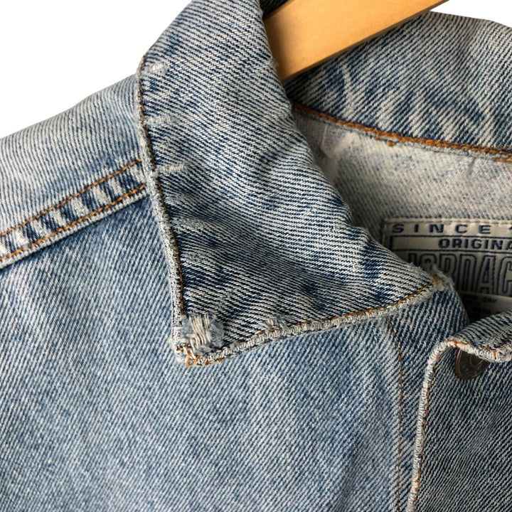80's JORDACHE AC cotton Blue type light blue Vintage Second Hand