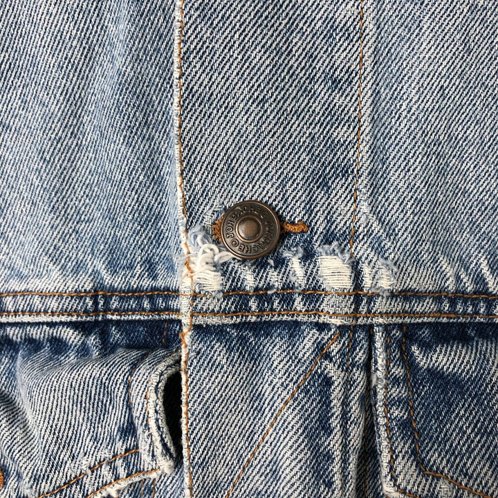 80's JORDACHE AC cotton Blue type light blue Vintage Second Hand