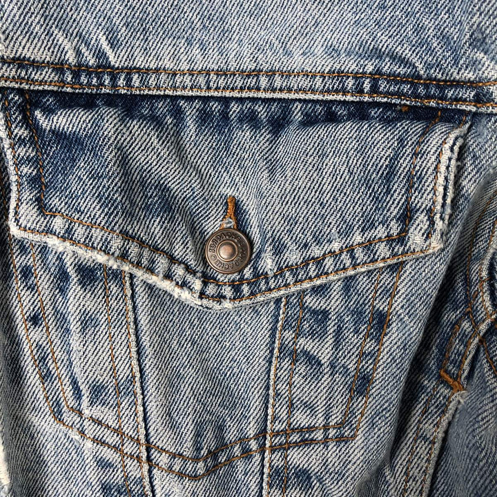 80's JORDACHE AC cotton Blue type light blue Vintage Second Hand