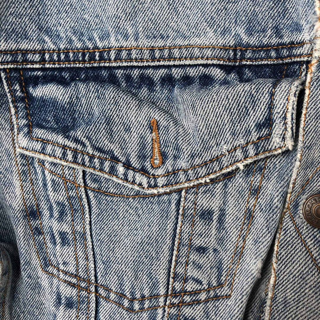 80's JORDACHE AC cotton Blue type light blue Vintage Second Hand