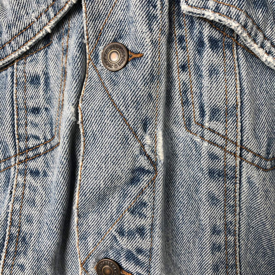 80's JORDACHE AC cotton Blue type light blue Vintage Second Hand