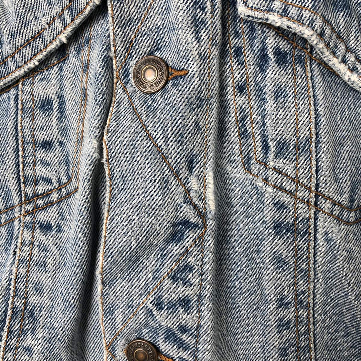 80's JORDACHE AC cotton Blue type light blue Vintage Second Hand