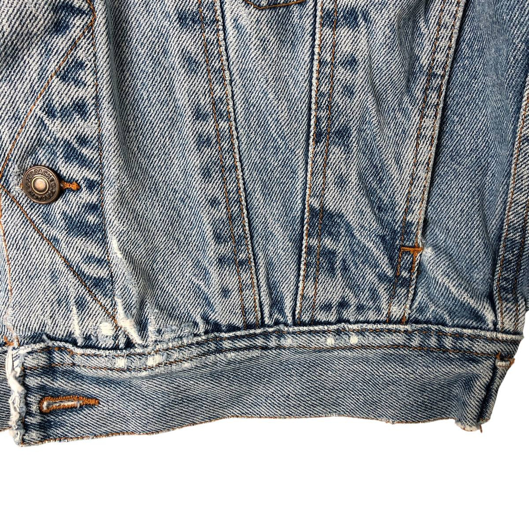 80's JORDACHE AC cotton Blue type light blue Vintage Second Hand