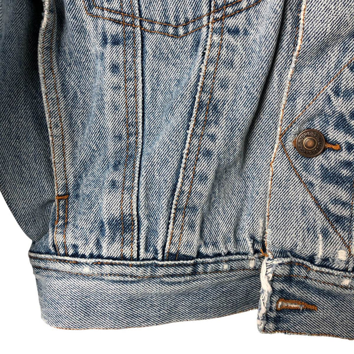 80's JORDACHE AC cotton Blue type light blue Vintage Second Hand