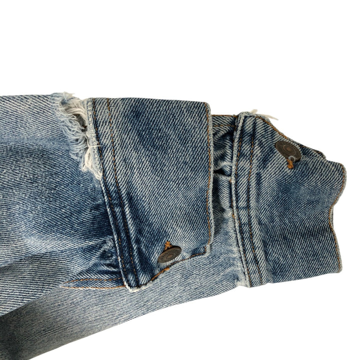 80's JORDACHE AC cotton Blue type light blue Vintage Second Hand