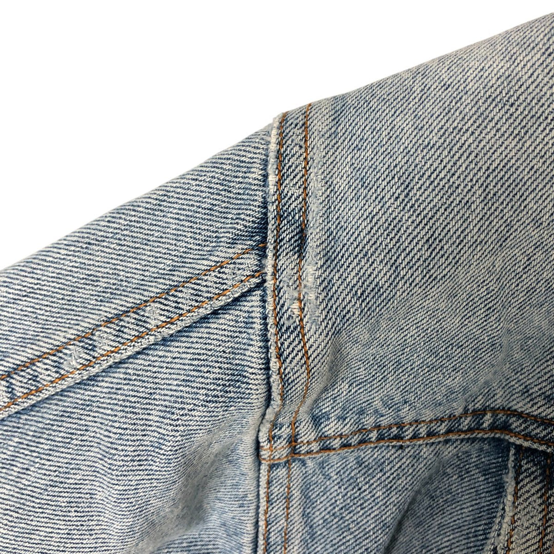 80's JORDACHE AC cotton Blue type light blue Vintage Second Hand