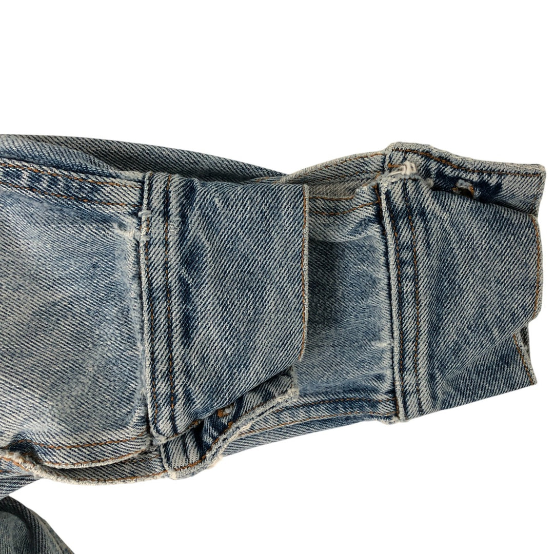 80's JORDACHE AC cotton Blue type light blue Vintage Second Hand