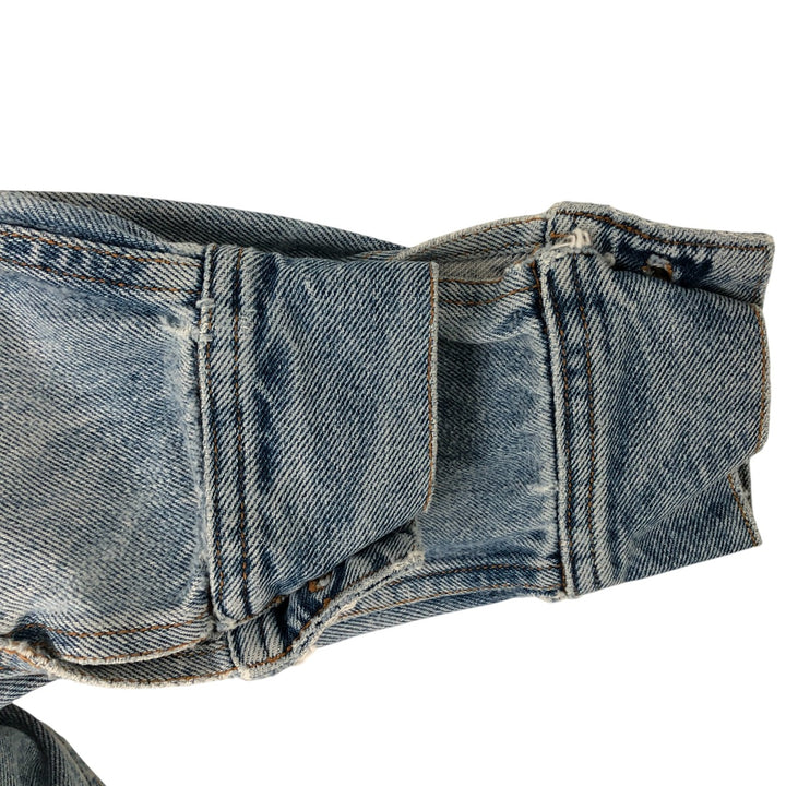 80's JORDACHE AC cotton Blue type light blue Vintage Second Hand